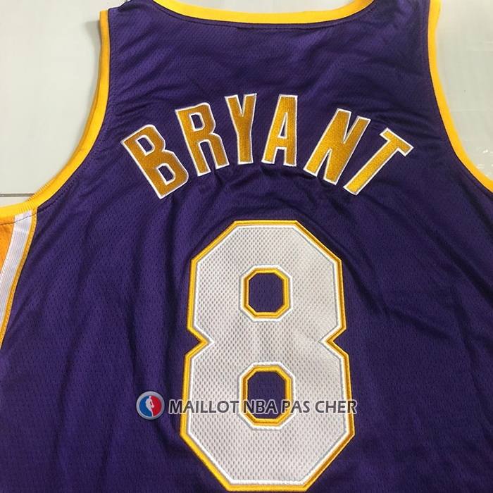 Maillot Los Angeles Lakers Kobe Bryant Mitchell & Ness 2001-02 Volet